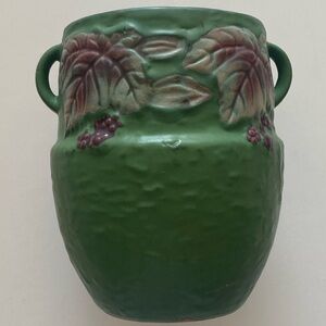 Antique Hand Painted Roseville Planter/ Vintage Pottery Vase